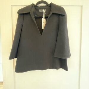 Elegant Gray Women's Blouse